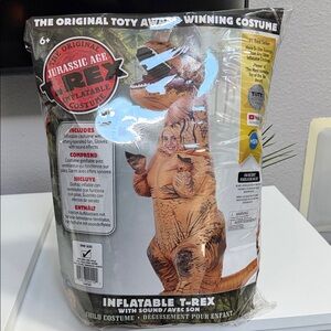 Rubie's Jurassic Age Inflatable T-Rex Costume - Brown